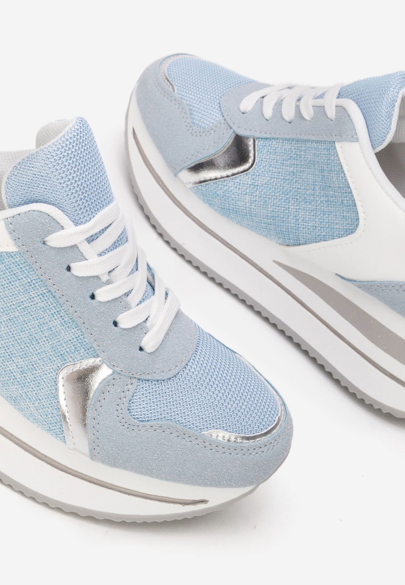 Sneakers con plateau Sidnei blu