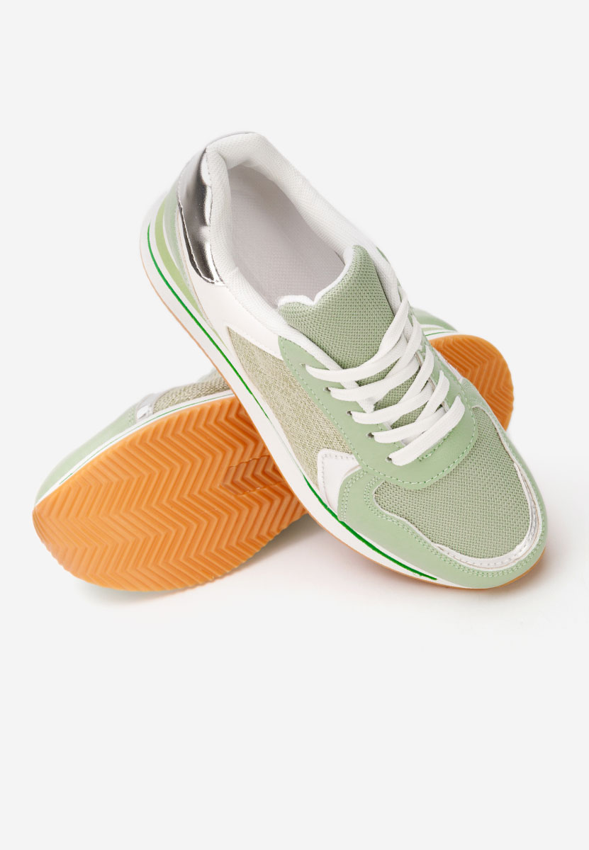 Sneakers con plateau Sidnei verdi