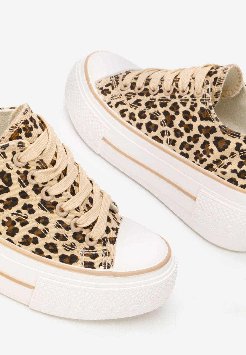 Scarpe da ginnastica con piattaforma Antio animal print Scarpe da ginnastica con piattaforma Antio animal print