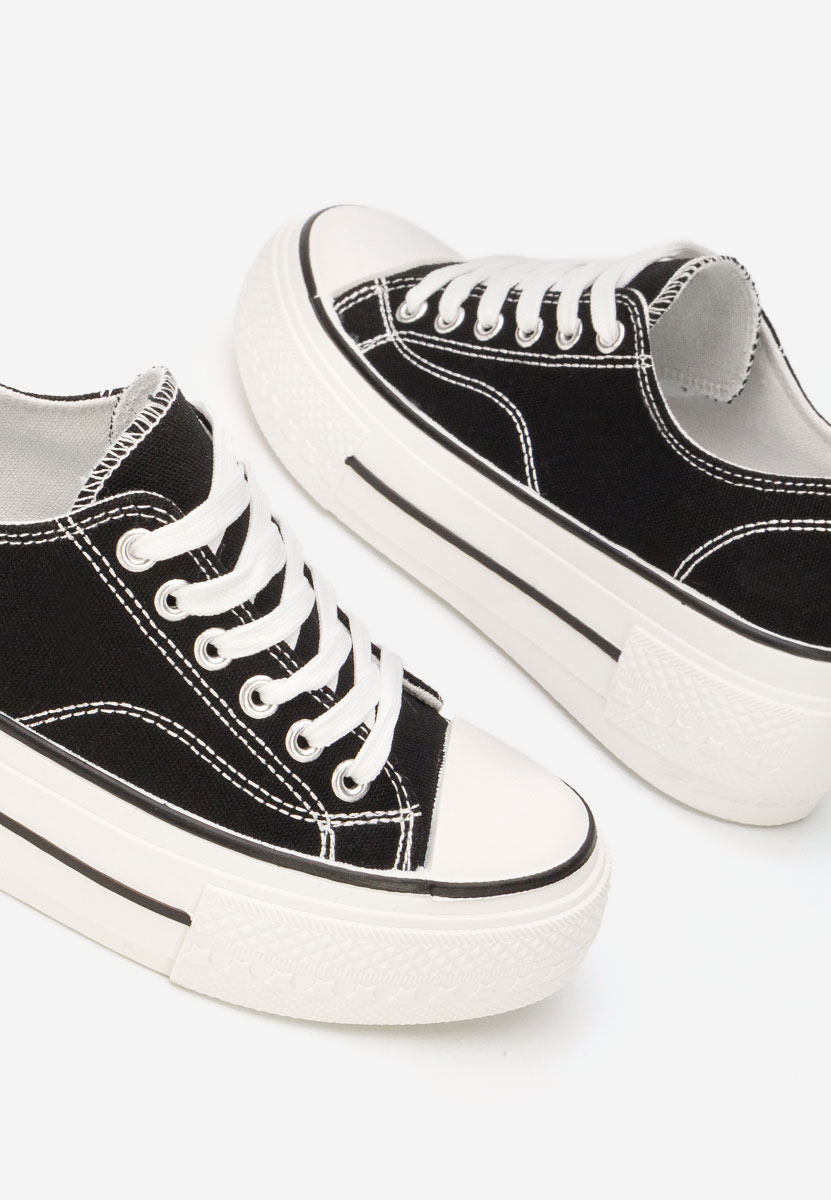 Scarpe da ginnastica con piattaforma Antio nero