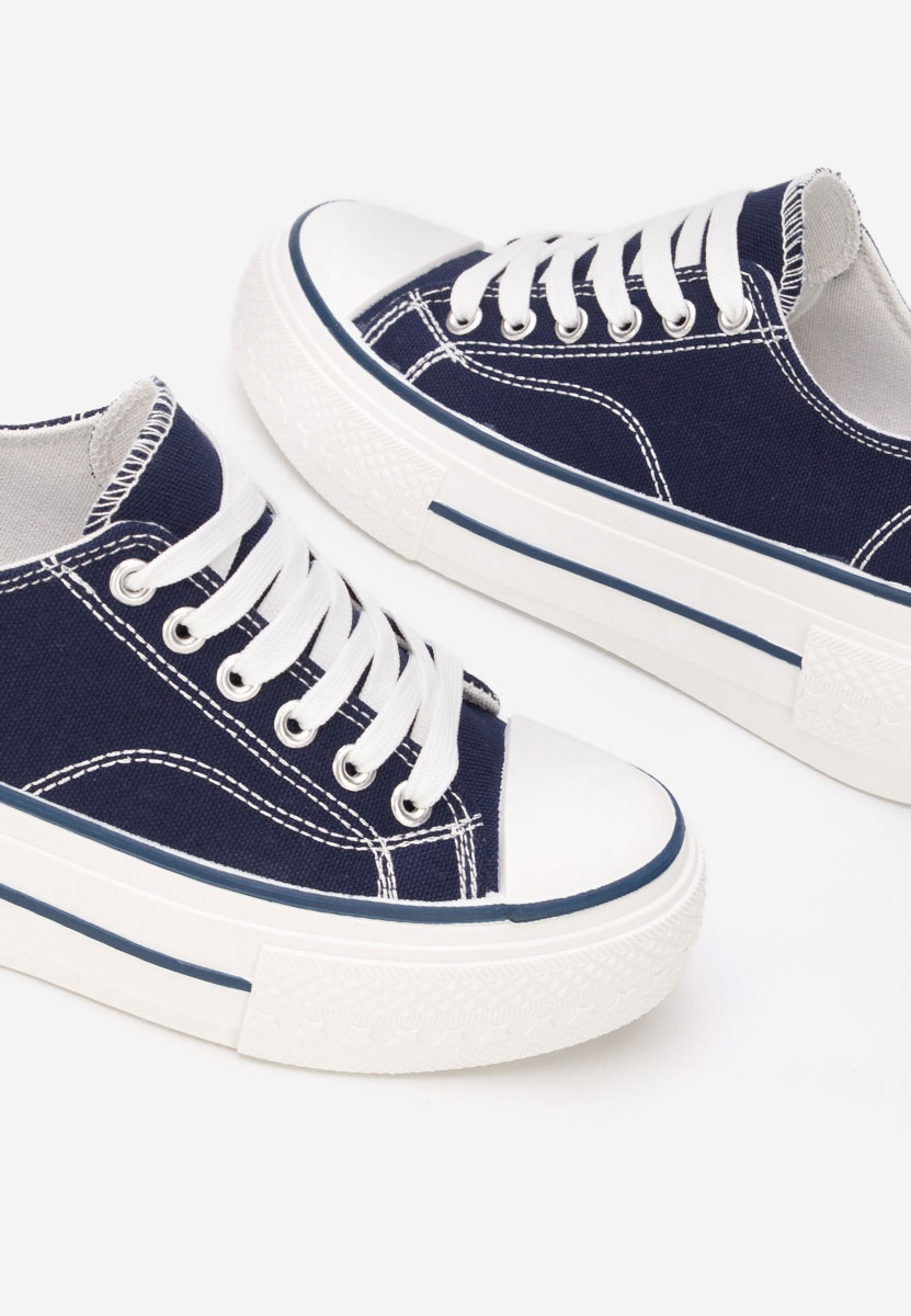 Scarpe da ginnastica con piattaforma Antio blu