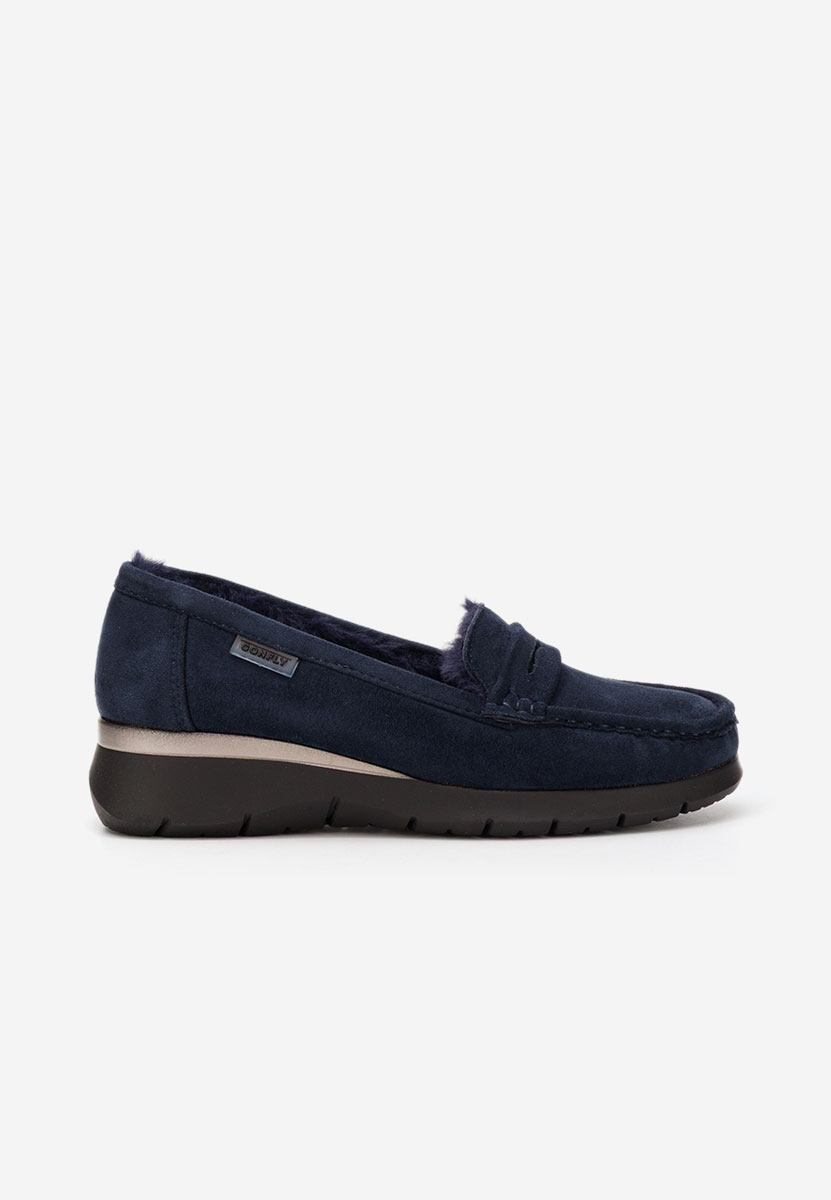 Mocassini donna platform Hazelia blu marine