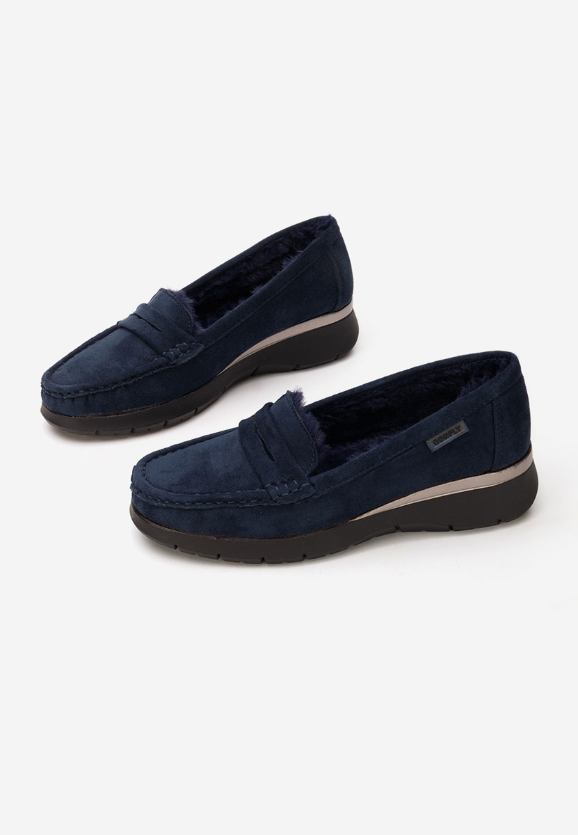 Mocassini donna platform Hazelia blu marine