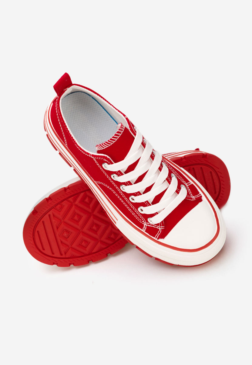 Scarpe da ginnastica con piattaforma Zenoria rosso