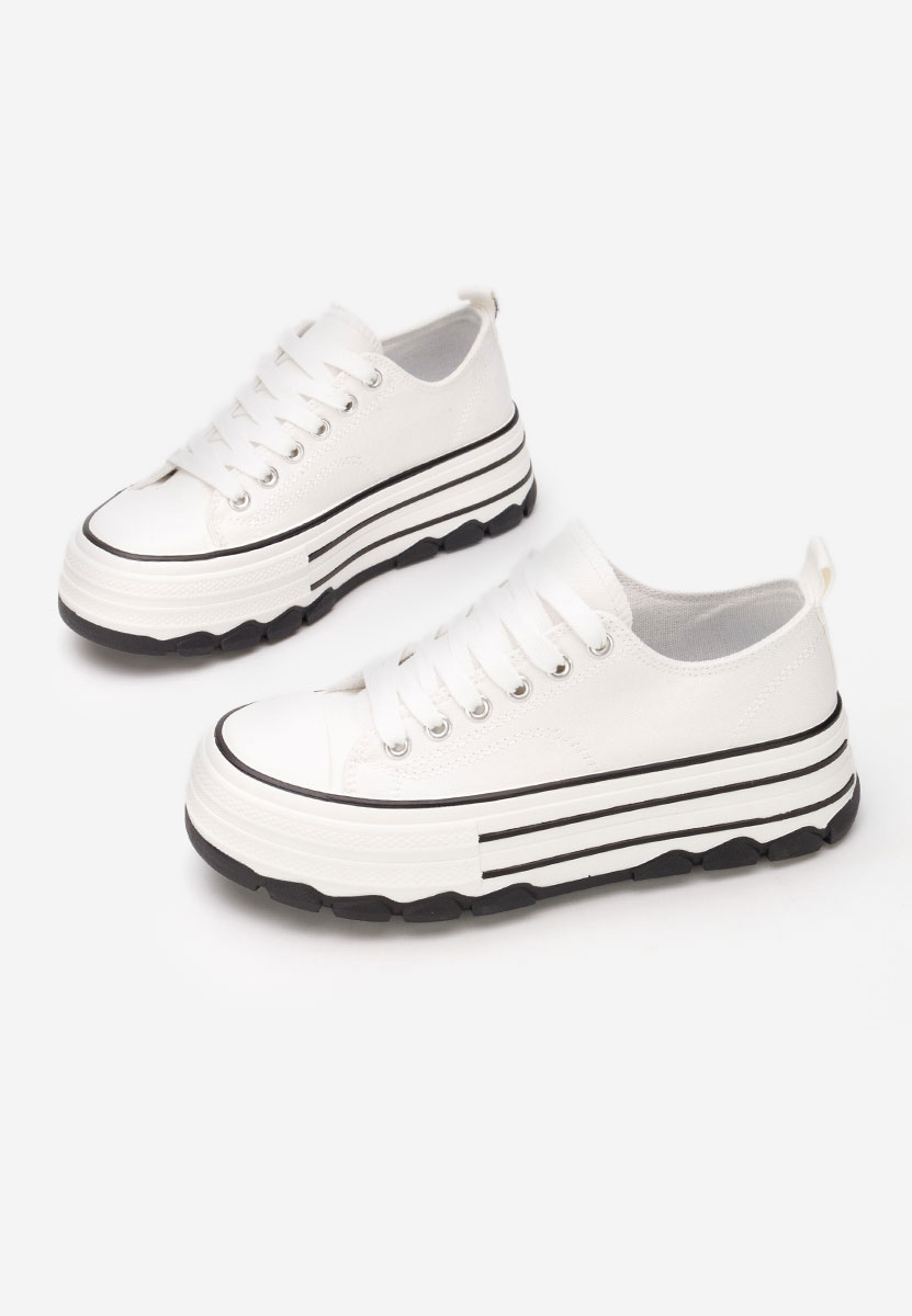 Scarpe da ginnastica con piattaforma Zenoria bianchi