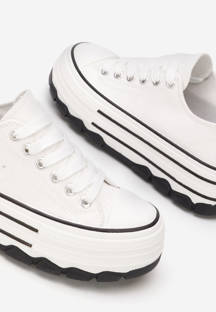 Scarpe da ginnastica con piattaforma Zenoria bianchi