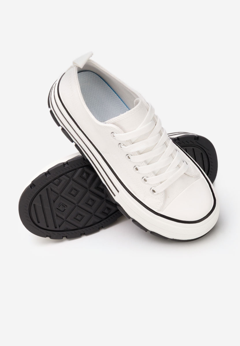 Scarpe da ginnastica con piattaforma Zenoria bianchi