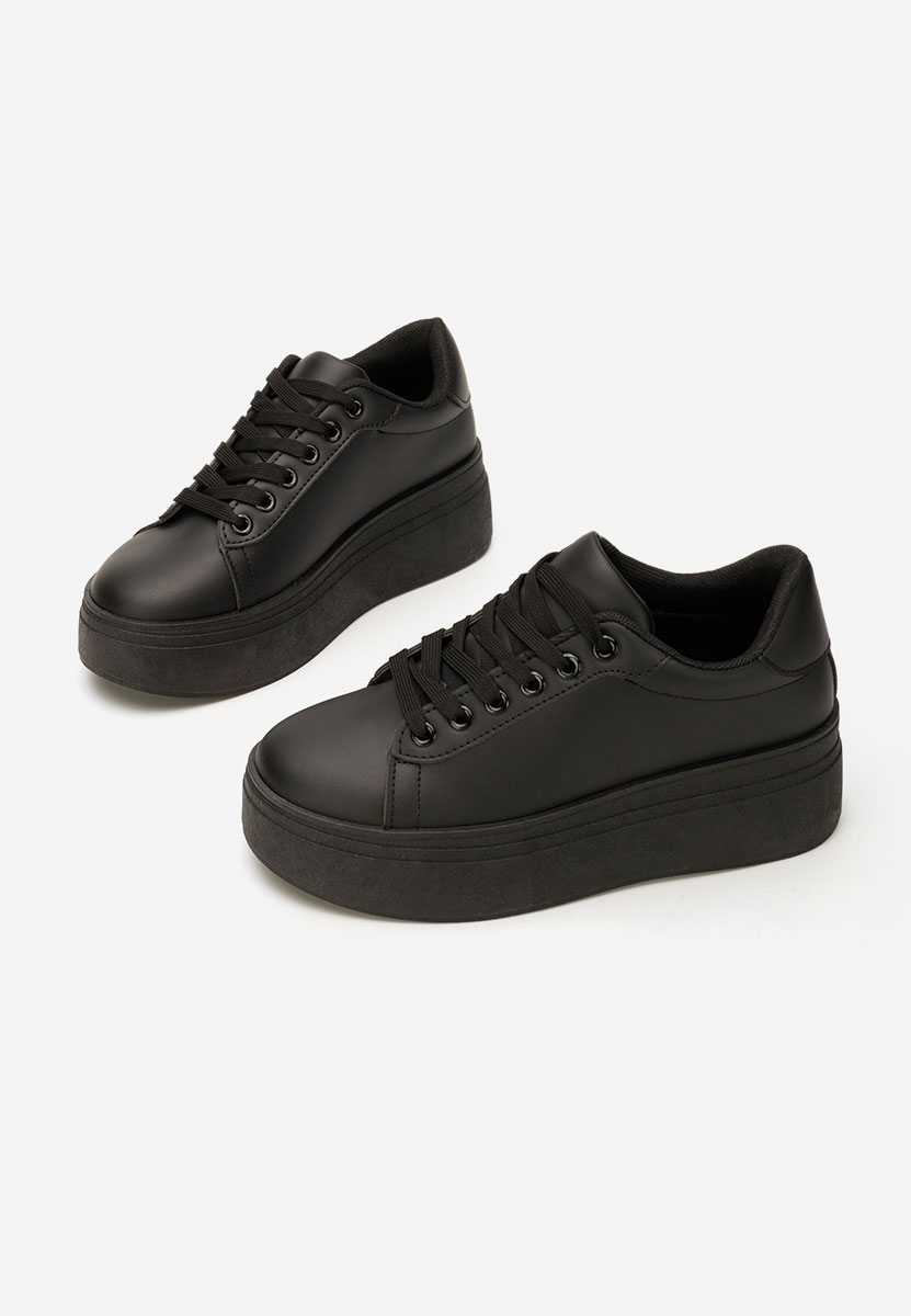 Sneakers con plateau Albea nero