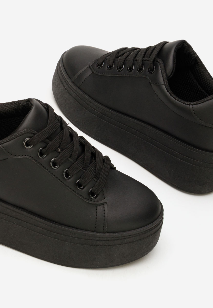 Sneakers con plateau Albea nero