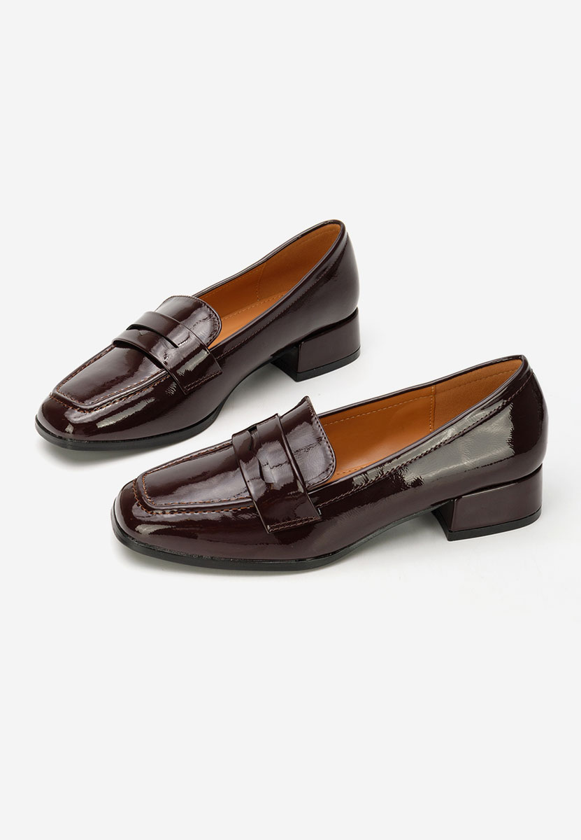 Mocassini con tacco Kirada marrone