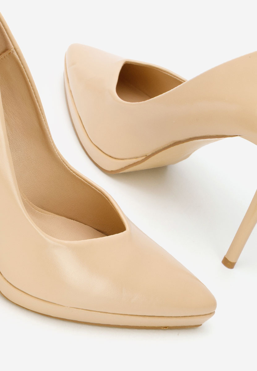 Décolleté tacco a spillo Reneia beige