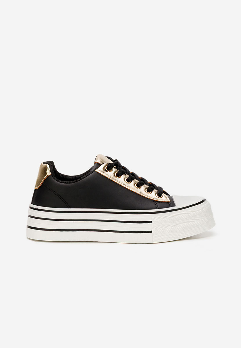 Scarpe da ginnastica con piattaforma Lorraine nero