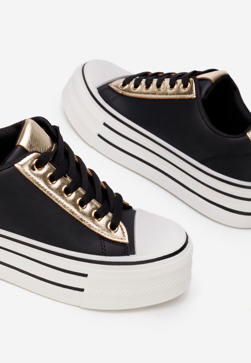 Scarpe da ginnastica con piattaforma Lorraine nero