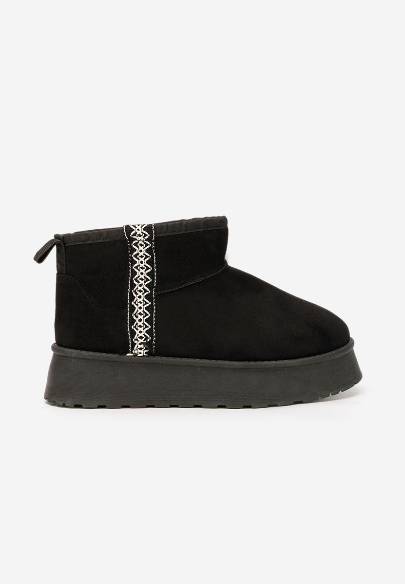 Stivaletti con plateau Kristin nero