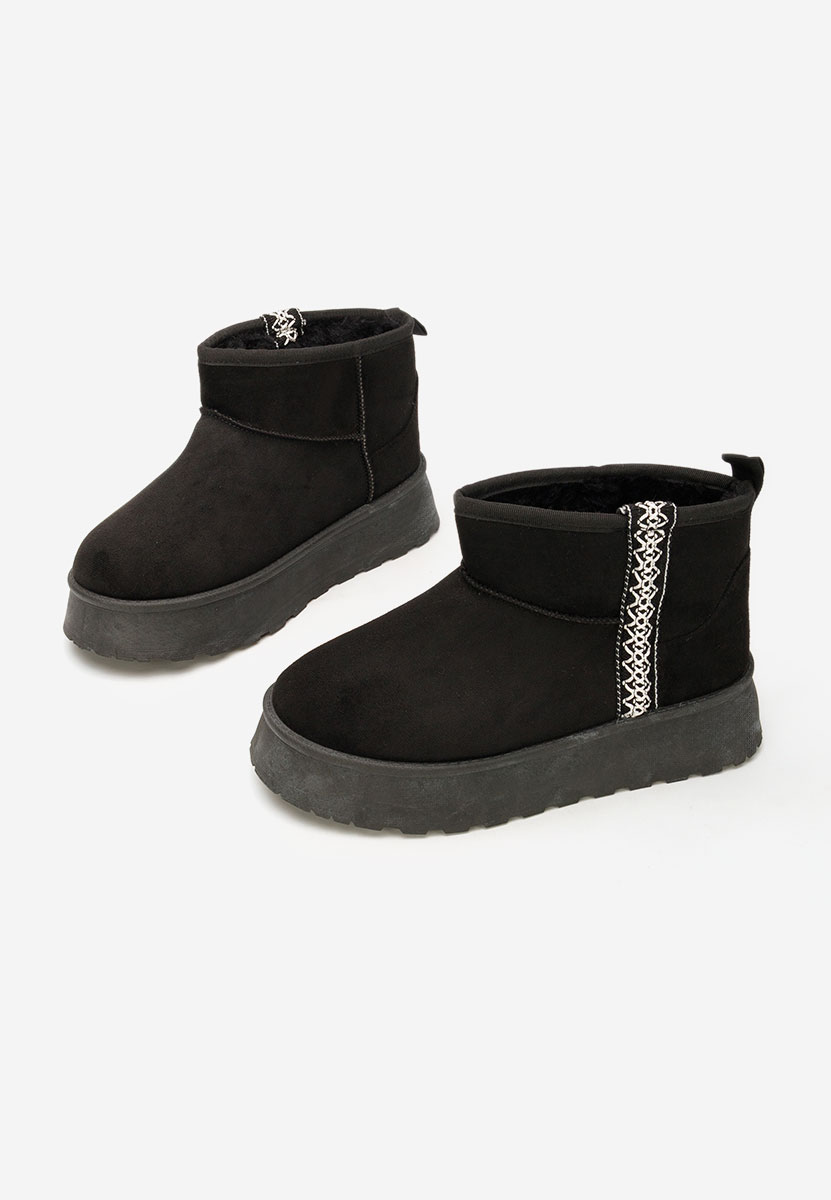 Stivaletti con plateau Kristin nero