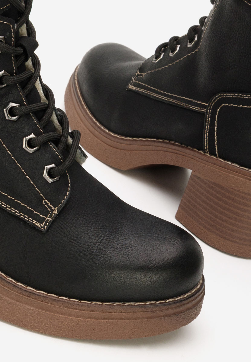 Stivaletti con tacco Celoria nero