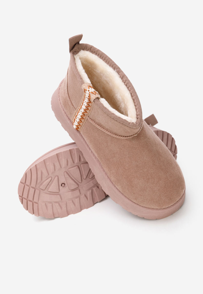 Stivaletti con plateau Kristin cachi