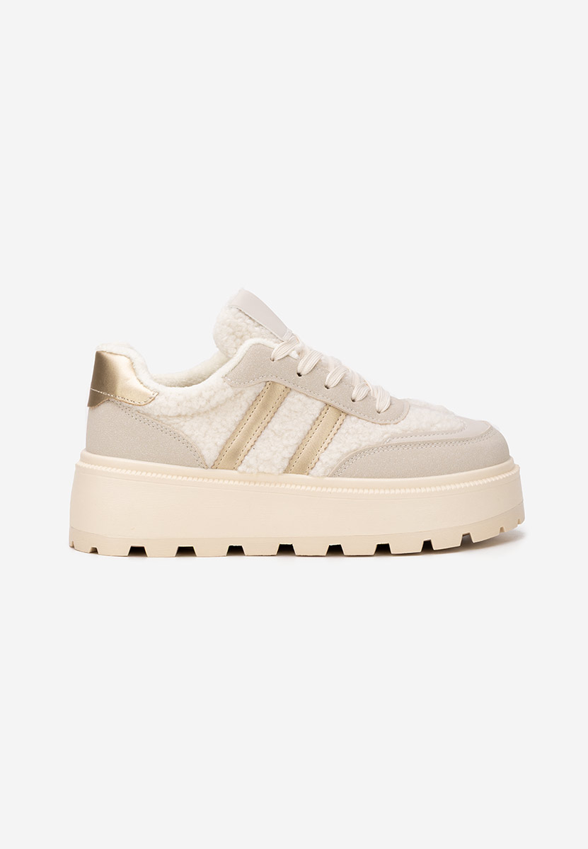 Sneakers con plateau Janeia beige