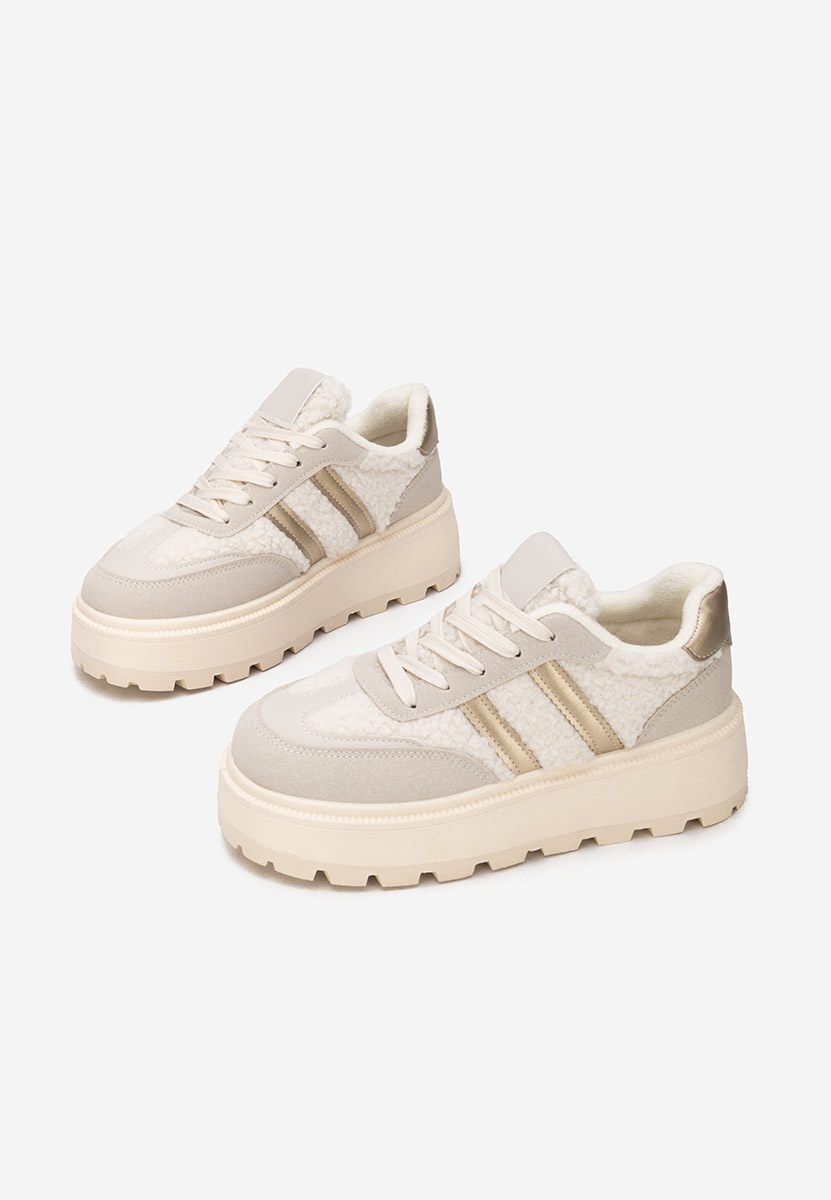 Sneakers con plateau Janeia beige