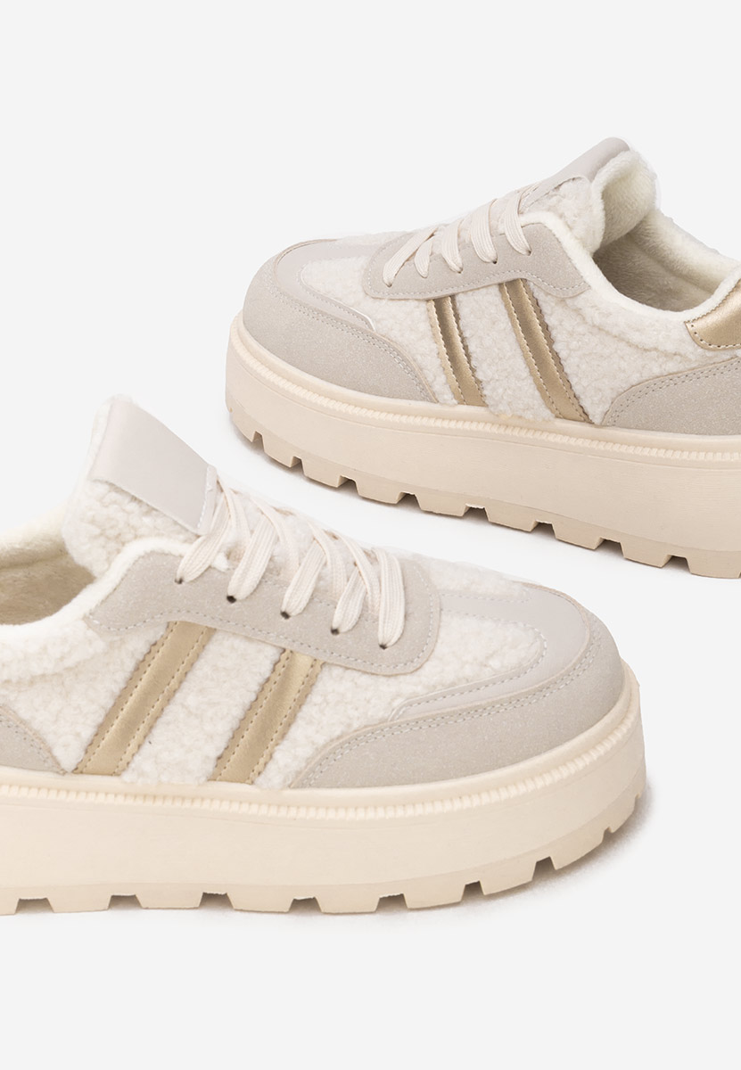 Sneakers con plateau Janeia beige