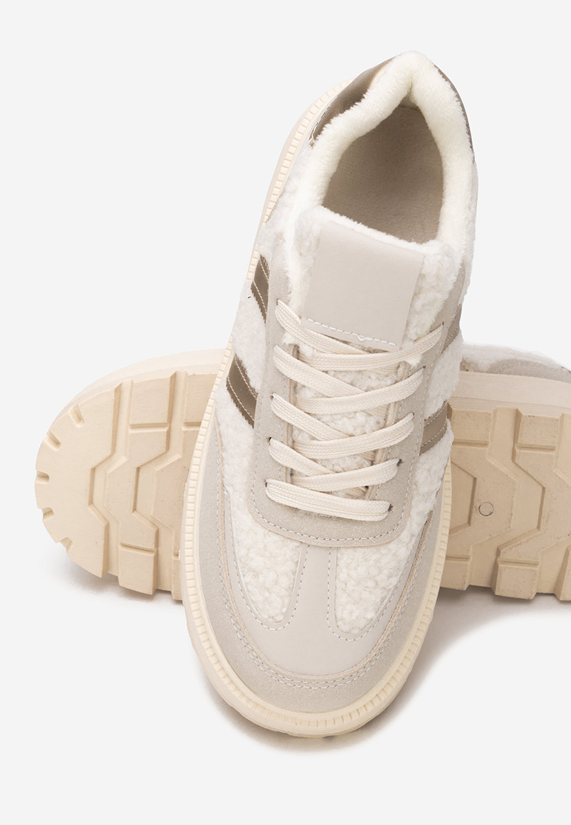 Sneakers con plateau Janeia beige