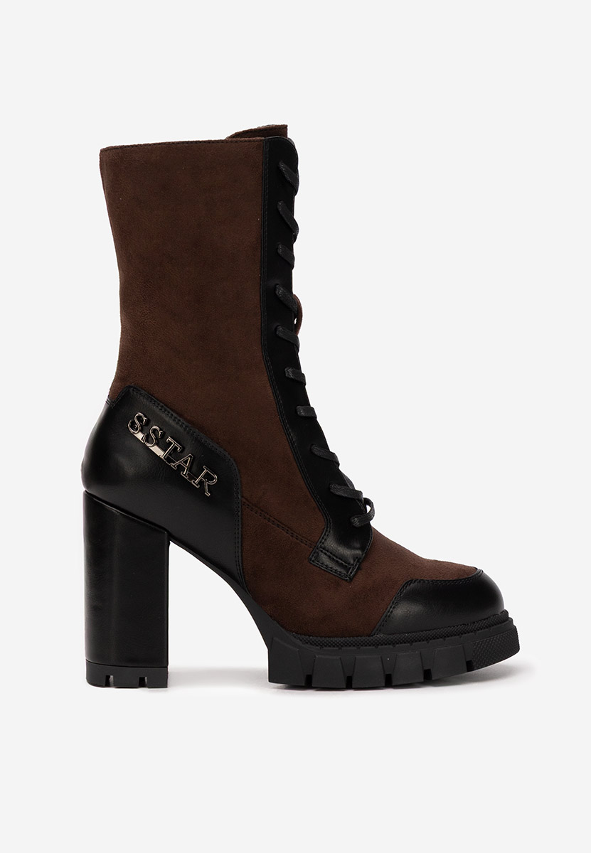 Tronchetti con tacco largo Anahi marrone