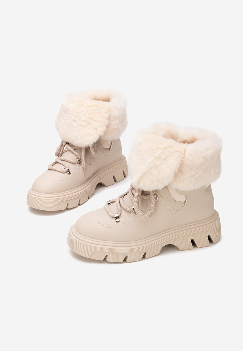 Stivaletti invernali donna Celima beige