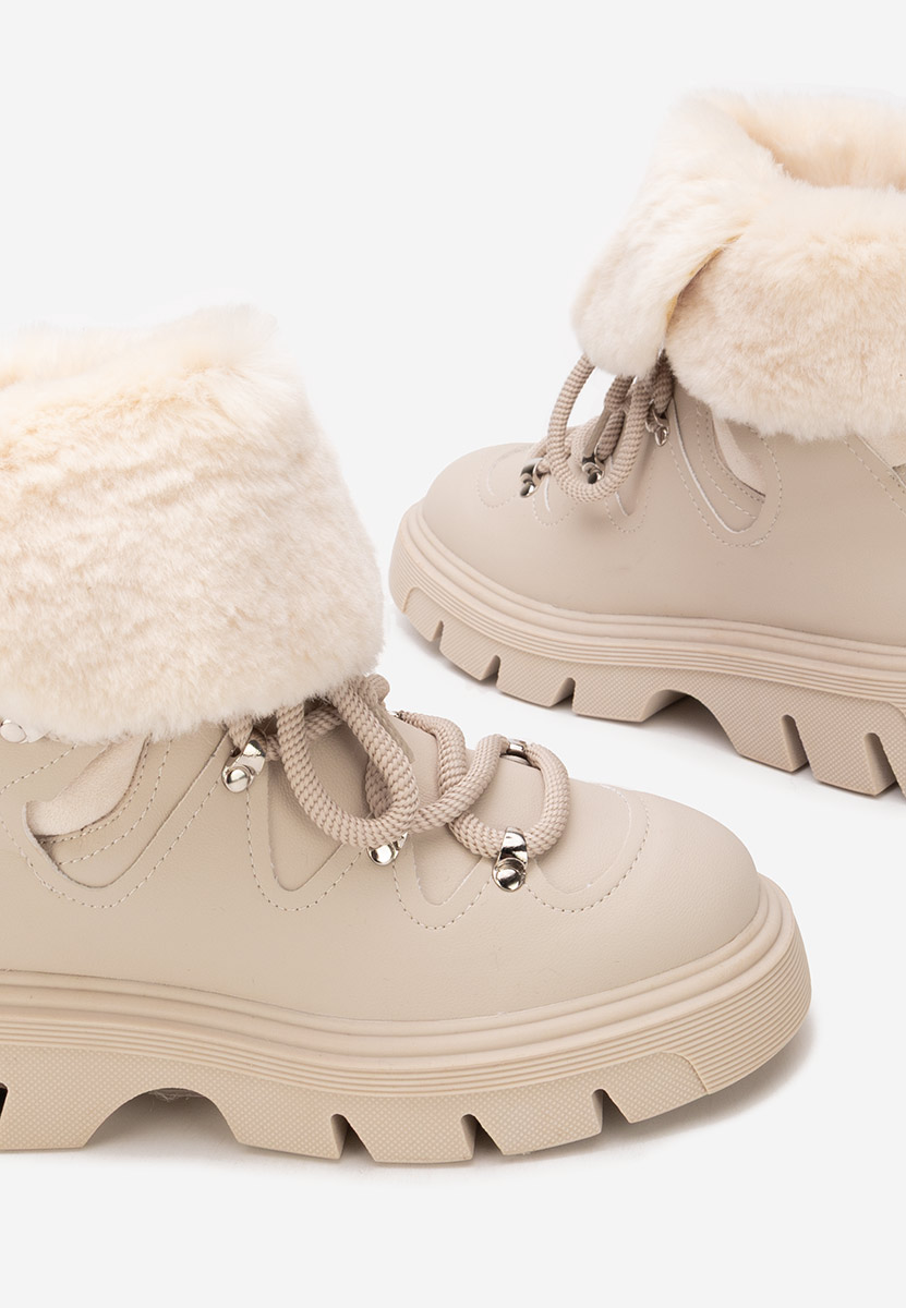 Stivaletti invernali donna Celima beige