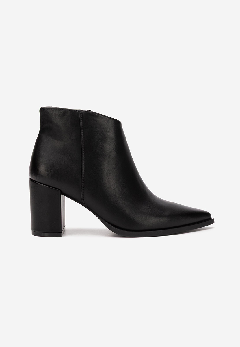 Tronchetti con tacco largo Jamilia nero