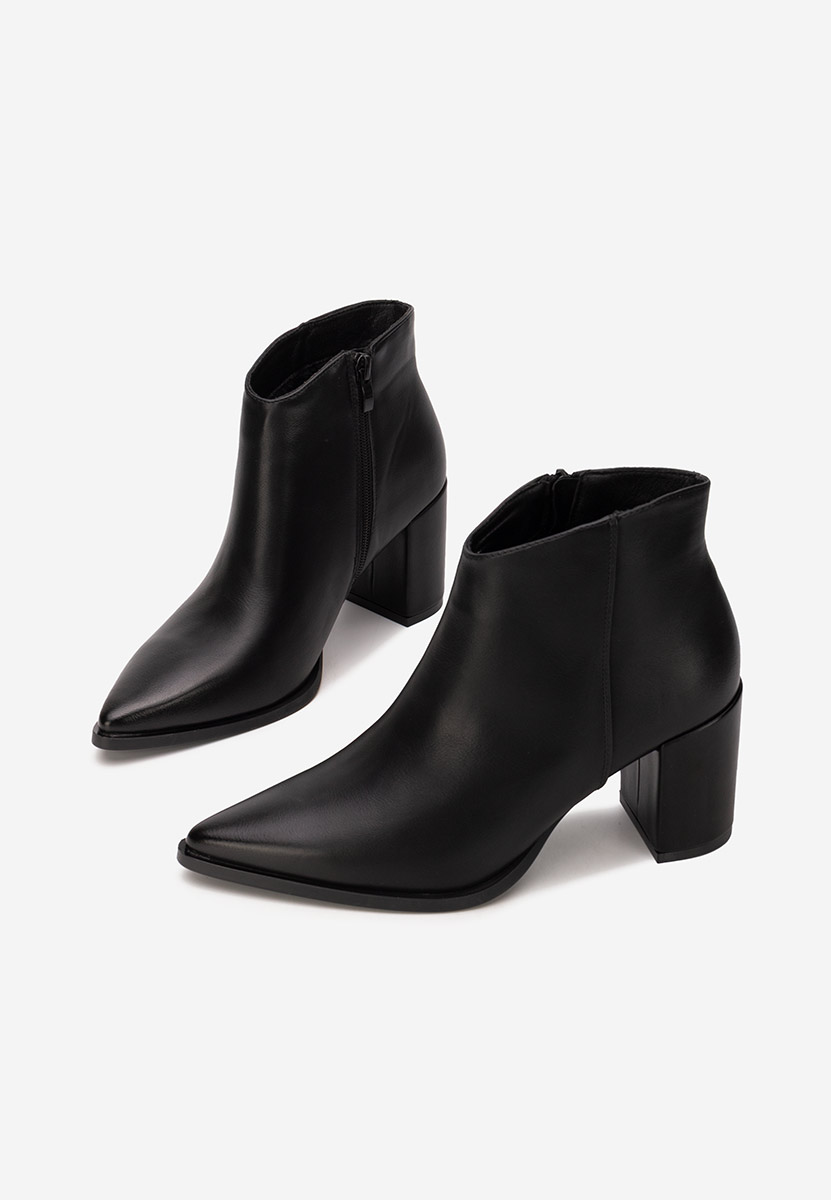 Tronchetti con tacco largo Jamilia nero