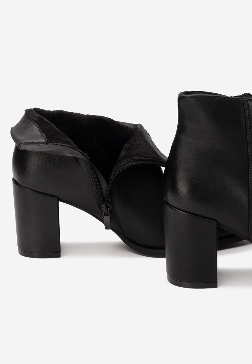 Tronchetti con tacco largo Jamilia nero