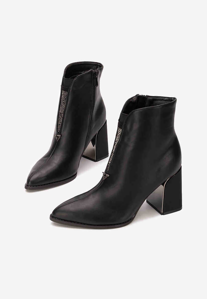 Tronchetti donna eleganti Misena nero