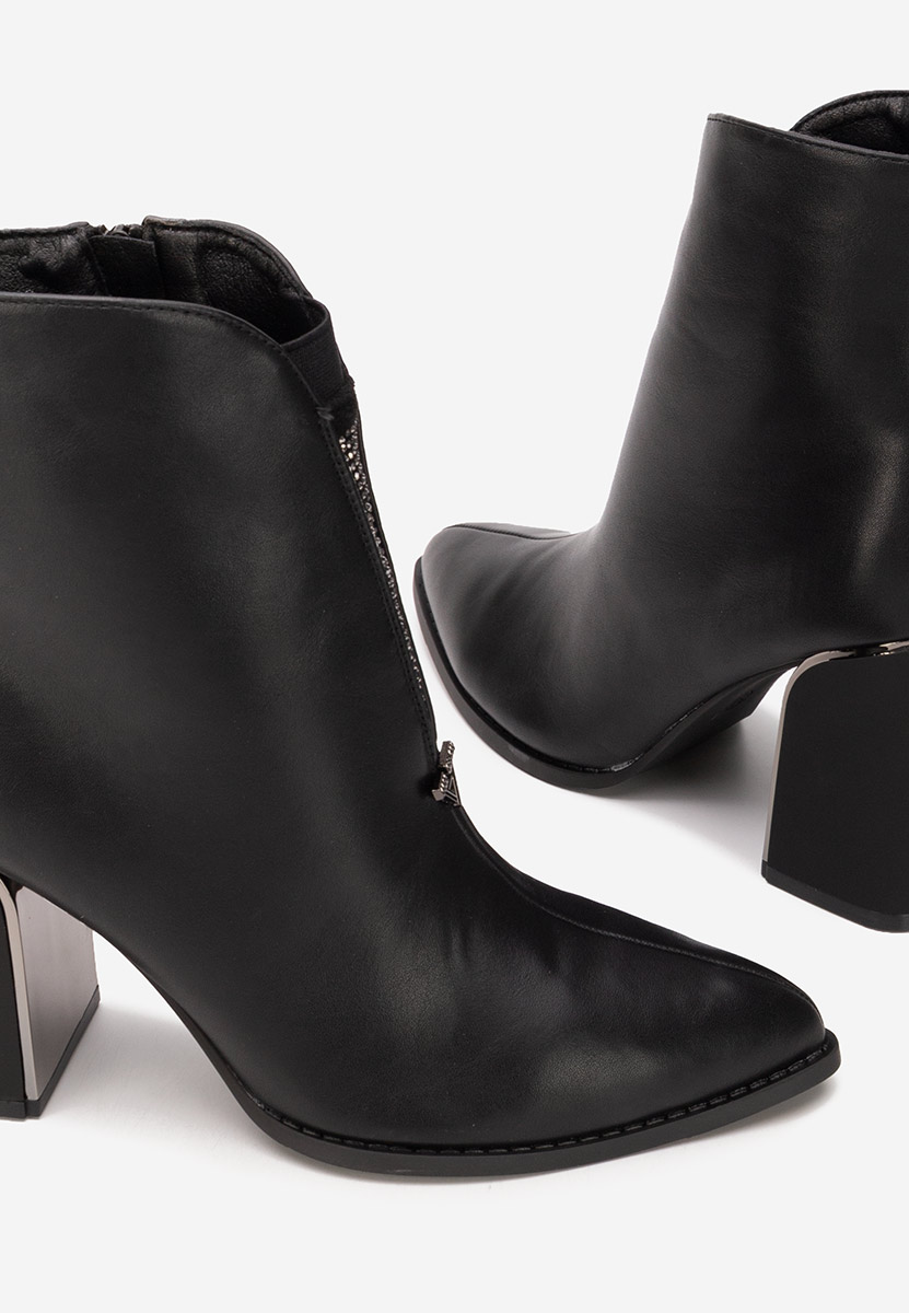 Tronchetti donna eleganti Misena nero