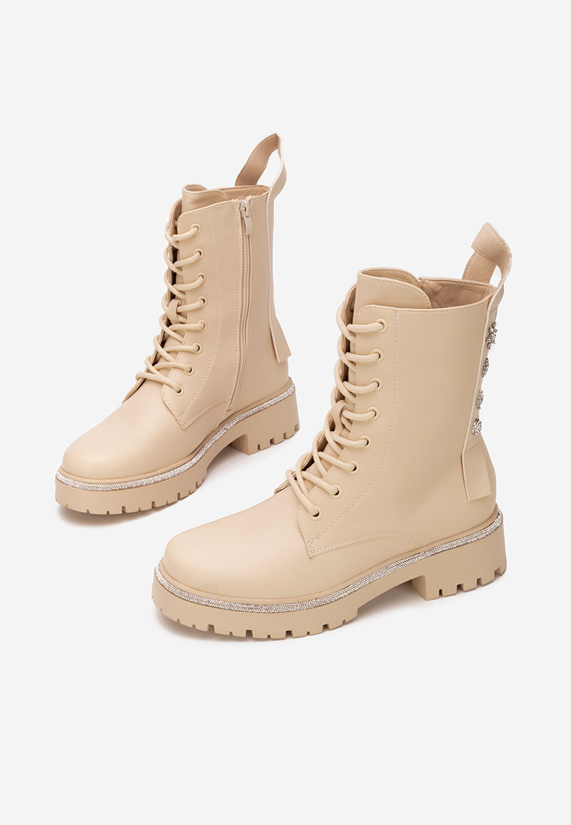 Anfibi donna Jettie beige