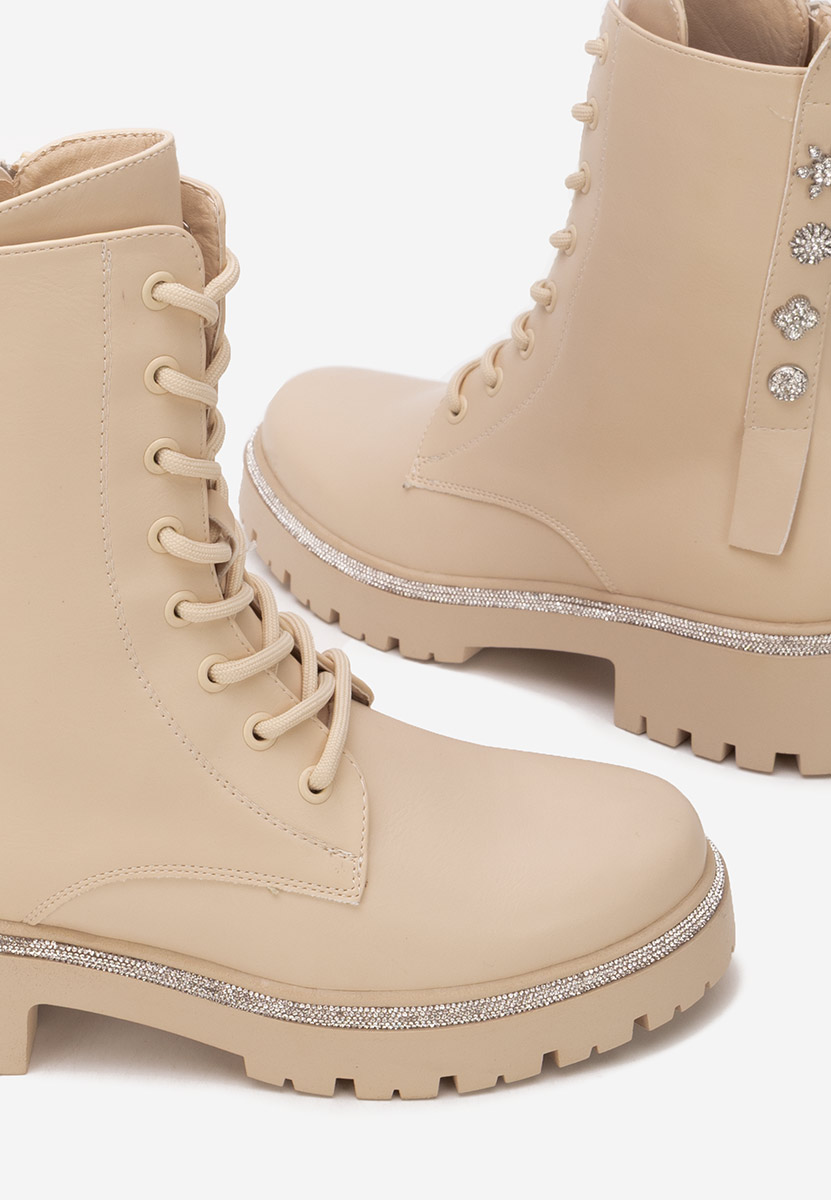 Anfibi donna Jettie beige