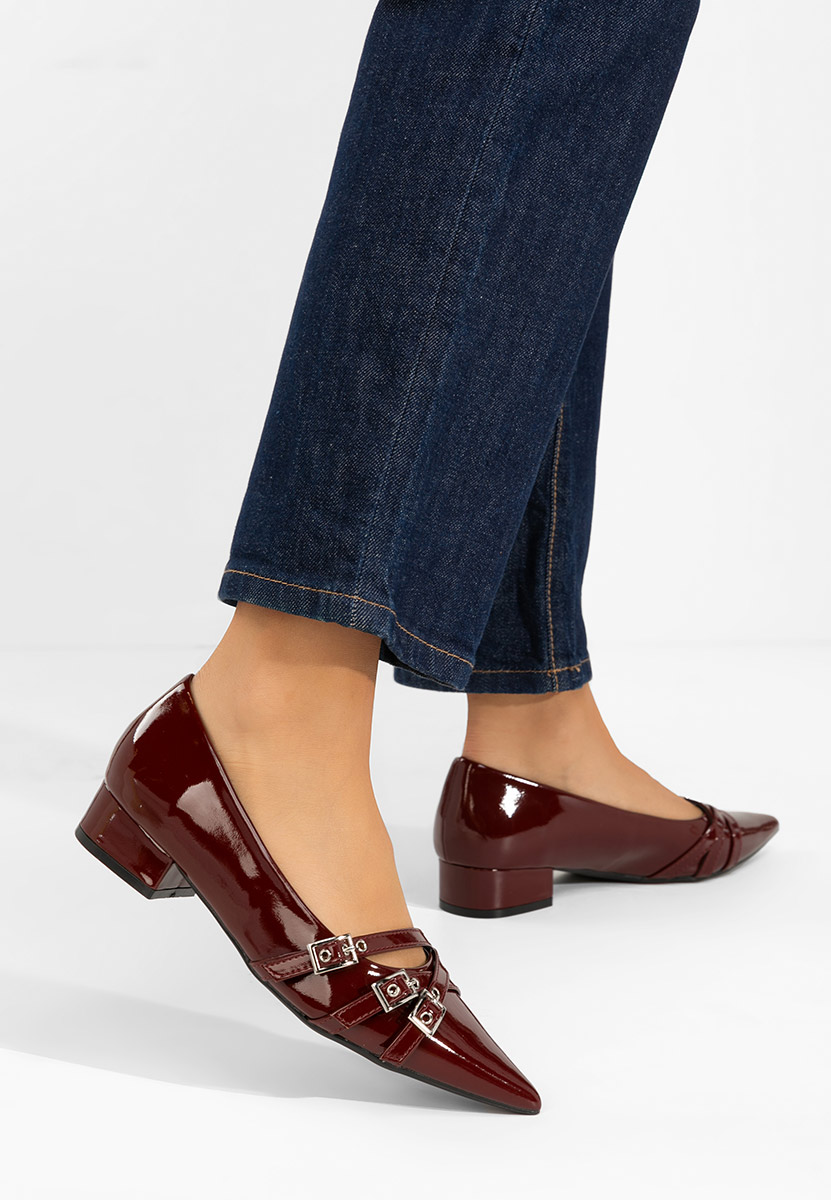 Décolleté tacco basso Otisia granata