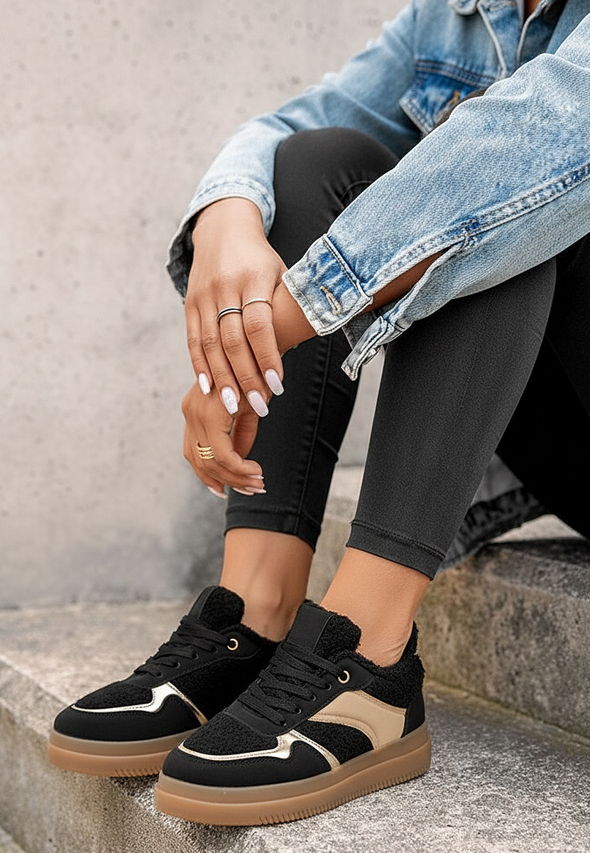 Sneakers donna Maisie nero