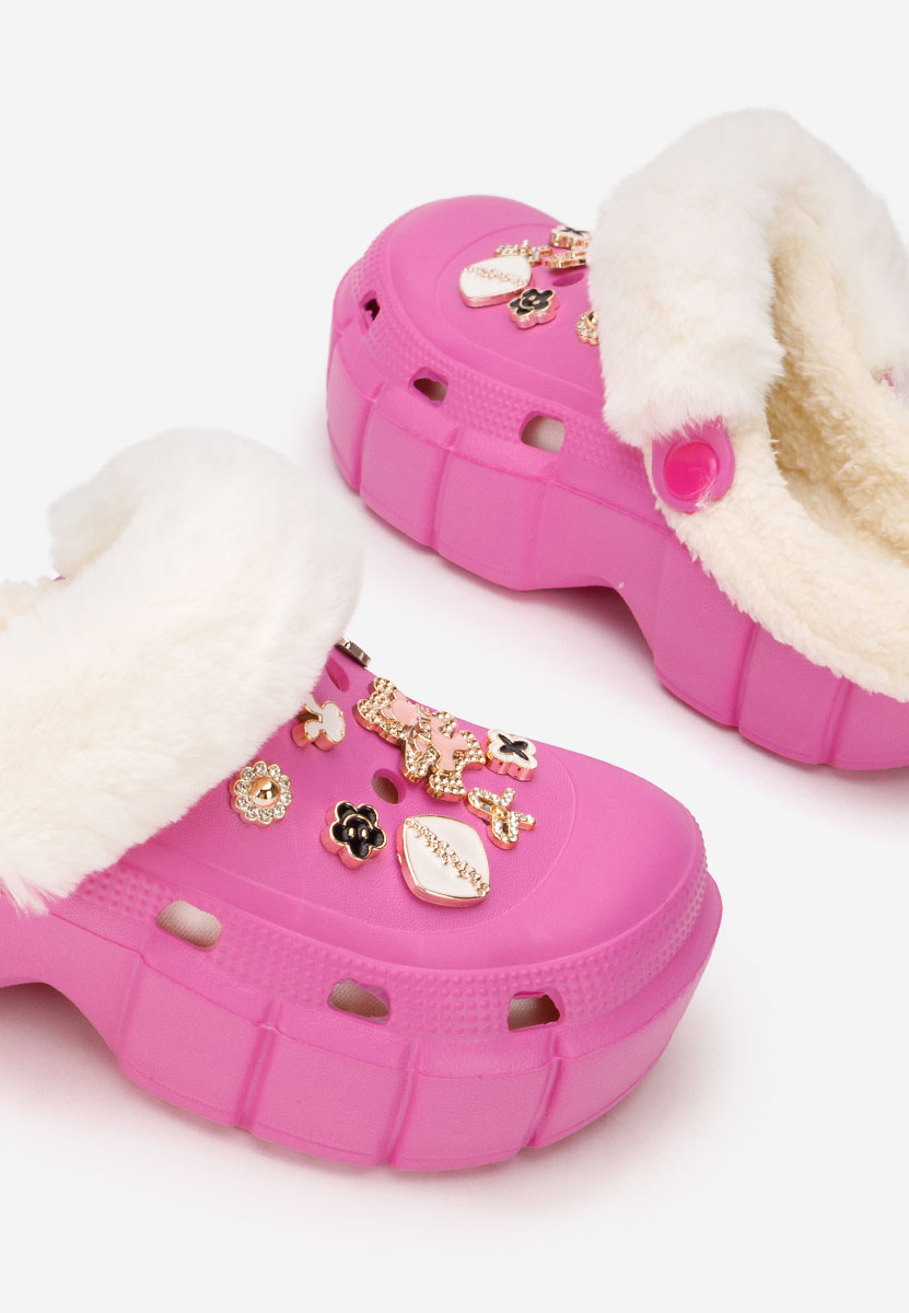 Zoccoli con zeppa Aldeva fucsia Zoccoli con zeppa Aldeva fucsia