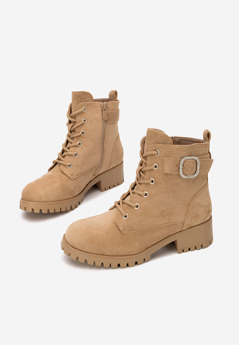 Stivaletti donna Garneta cachi