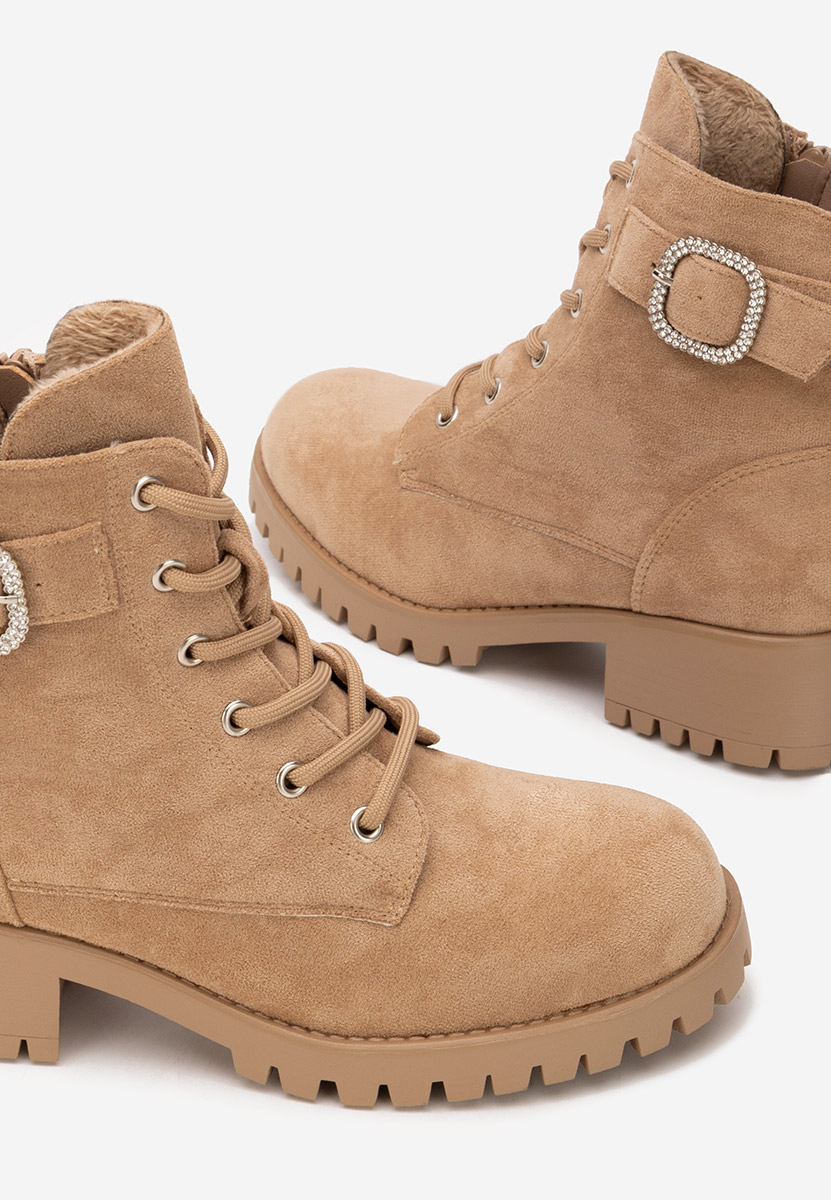 Stivaletti donna Garneta cachi