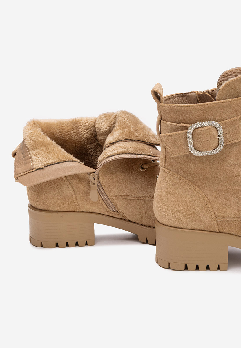 Stivaletti donna Garneta cachi