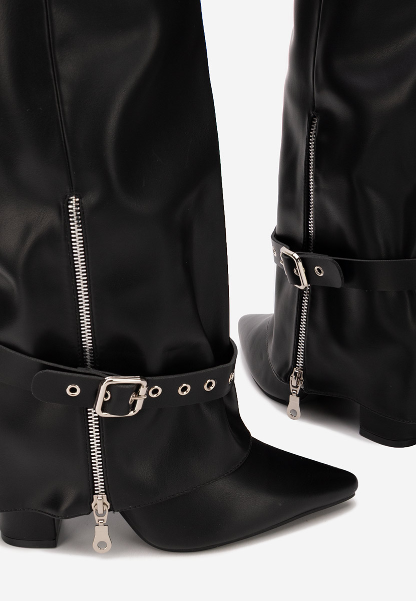 Stivali con tacco Scotia V2 nero