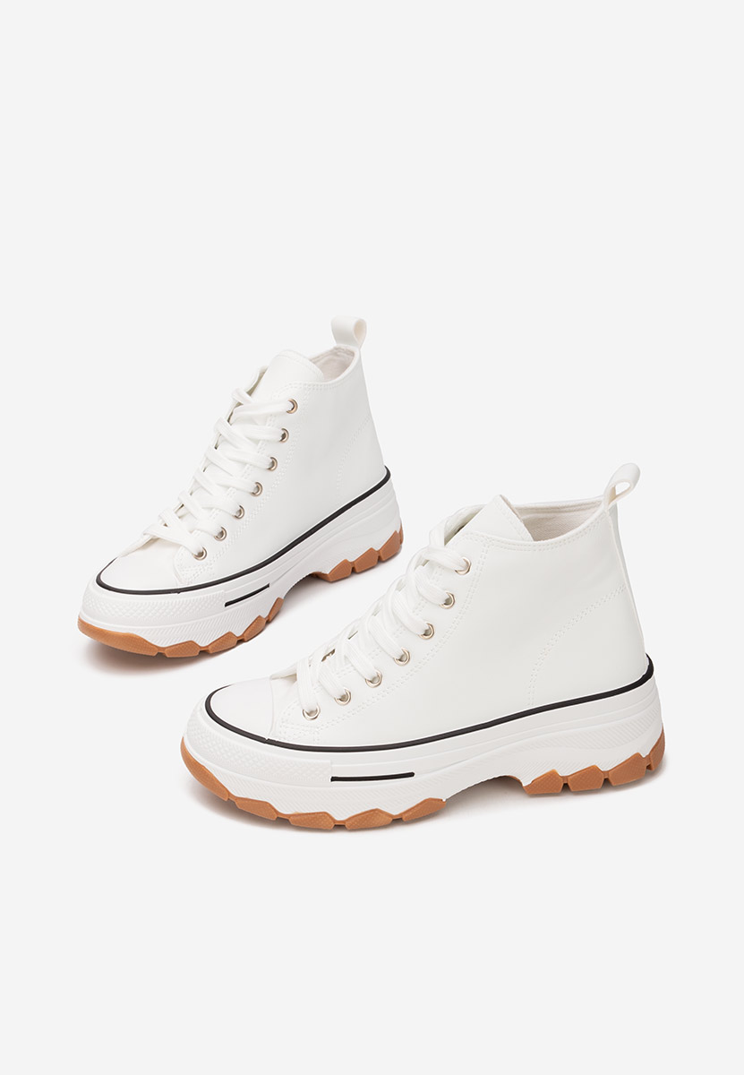 Scarpe da ginnastica con piattaforma Raviana V5 bianchi