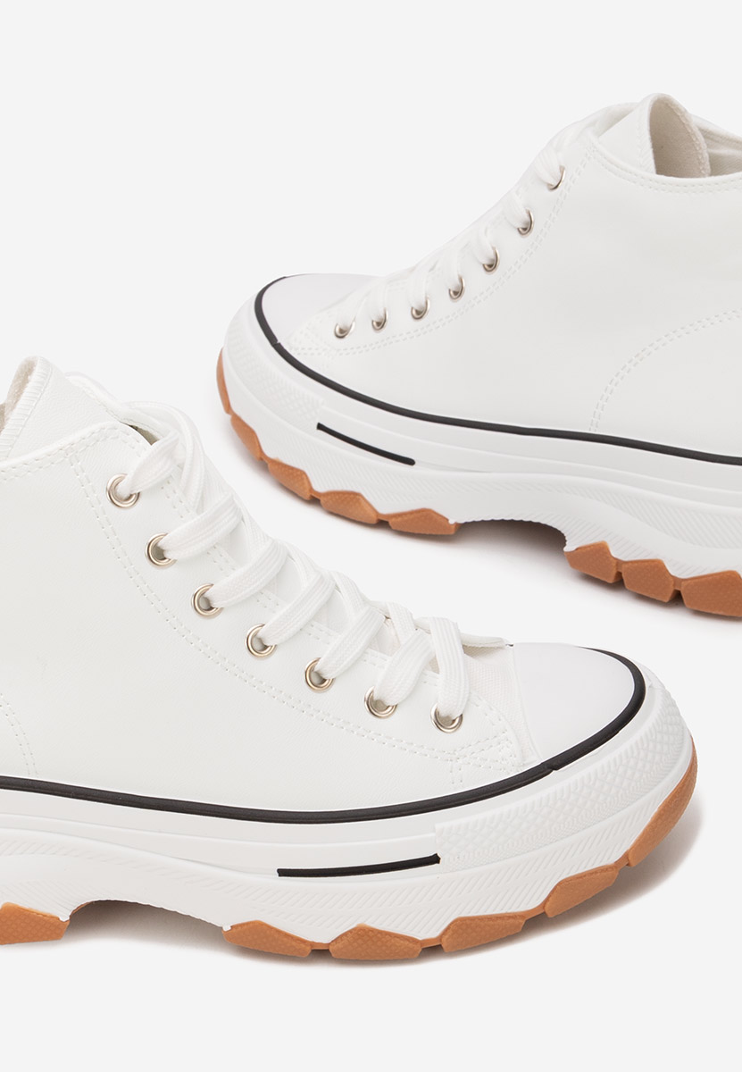 Scarpe da ginnastica con piattaforma Raviana V5 bianchi