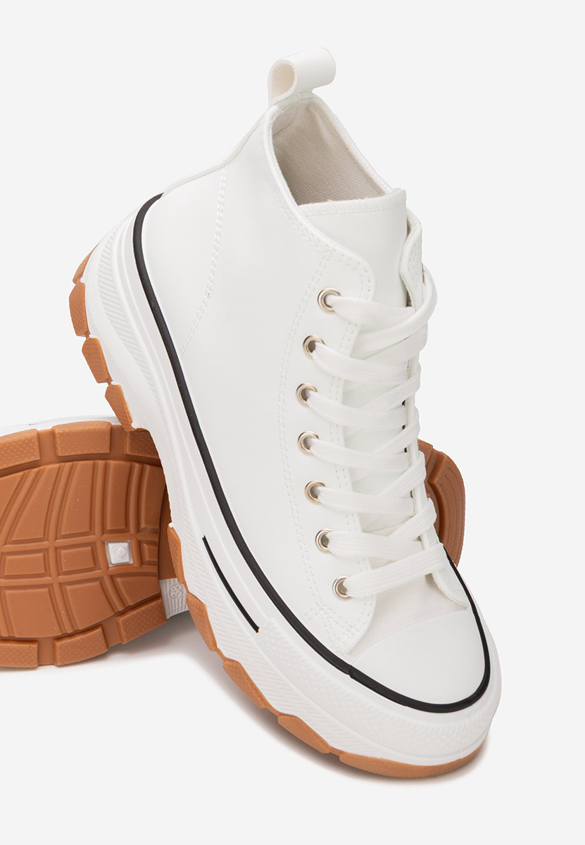 Scarpe da ginnastica con piattaforma Raviana V5 bianchi