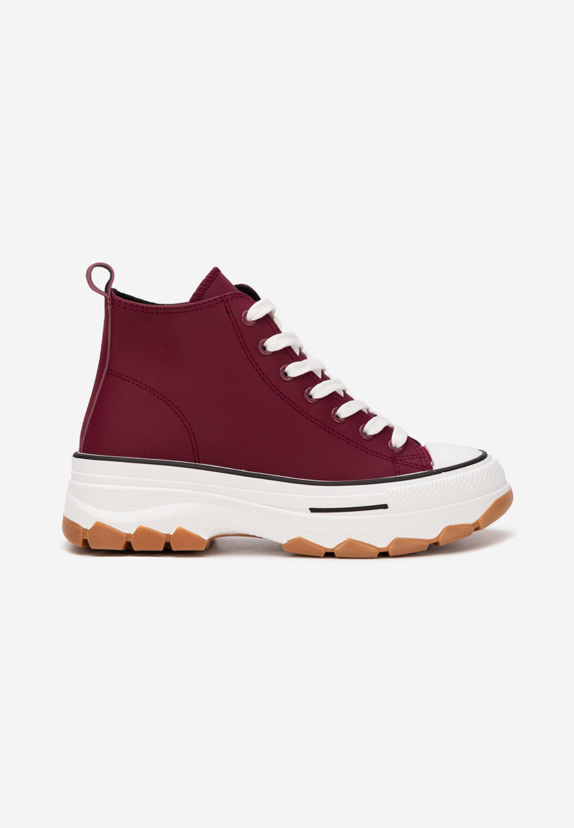 Scarpe da ginnastica con piattaforma Raviana V5 granata