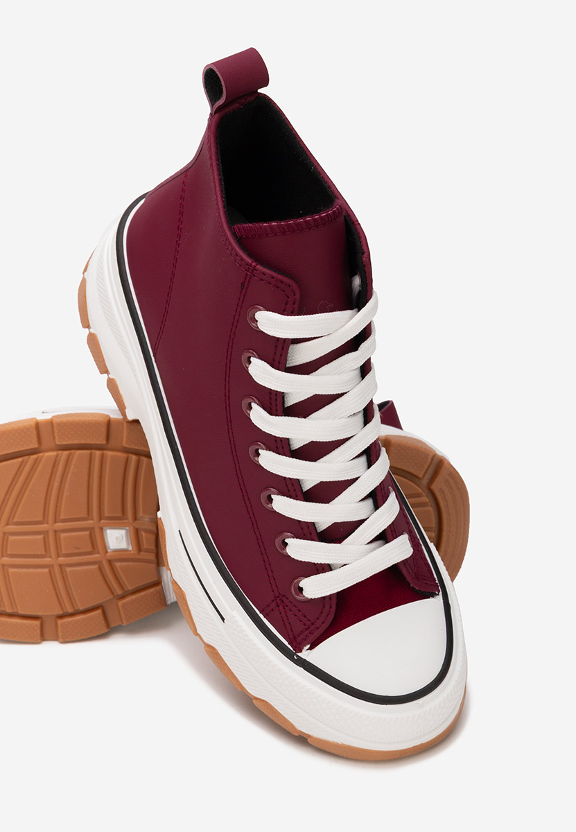 Scarpe da ginnastica con piattaforma Raviana V5 granata