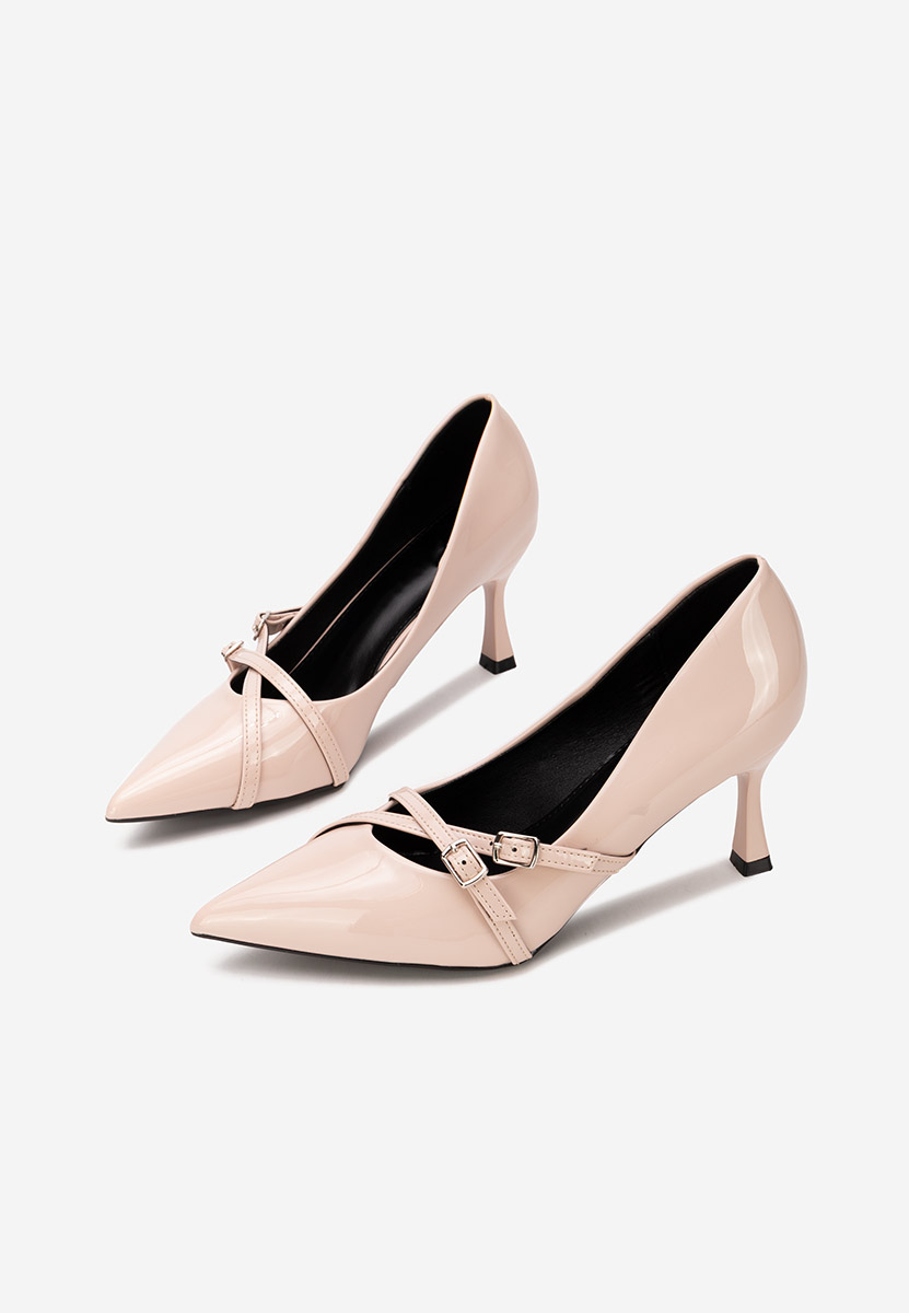 Décolleté tacco a spillo Neena beige