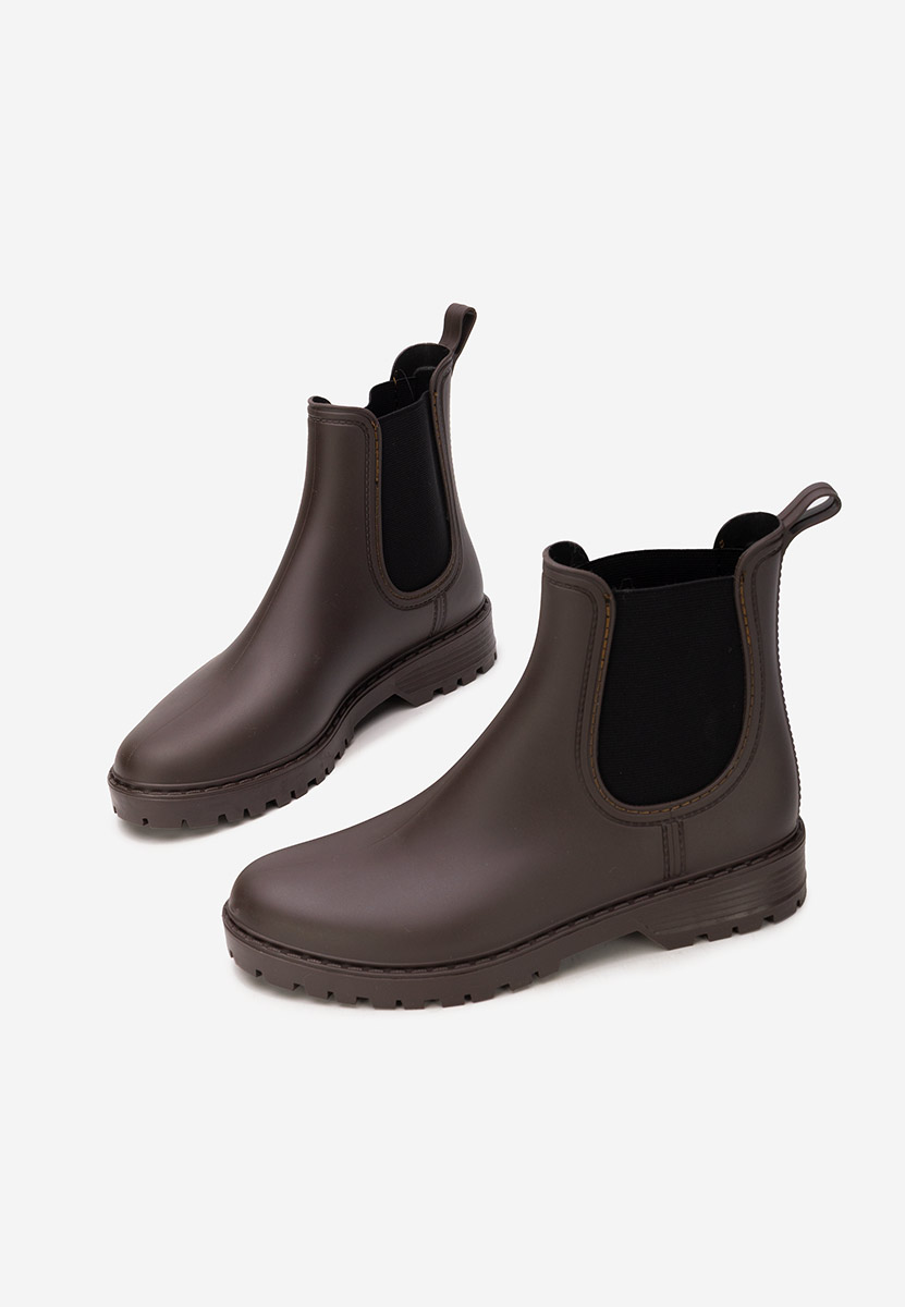 Stivaletti di gomma Godiva marrone