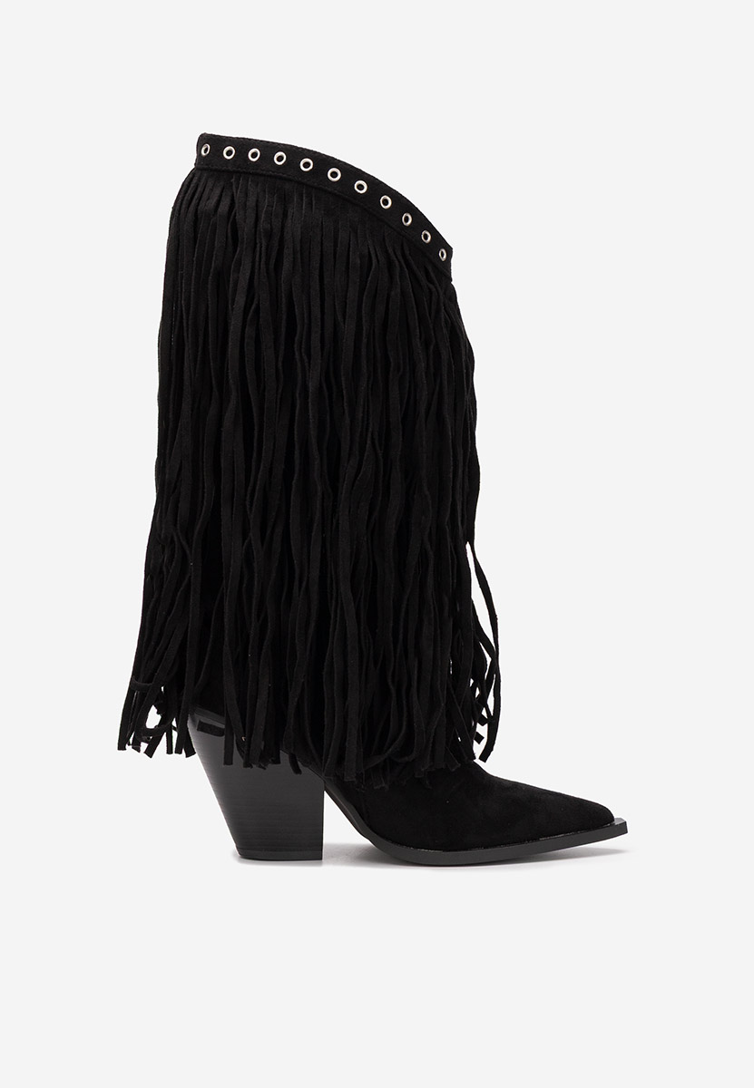 Stivali cowboy donna Kendia nero